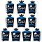 Big Dot of Happiness Blue Graduation Table Decorations - Party Fold and Flare Centerpieces - 10 Count